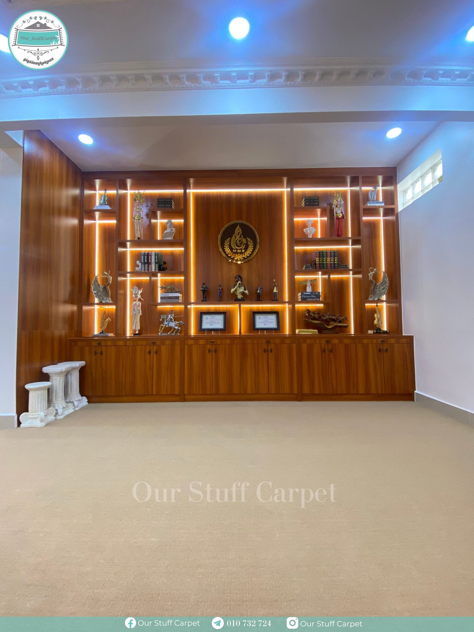 Khmer Artists Association Project Carpet Installation in Cambodia | Ourstuff Carpet