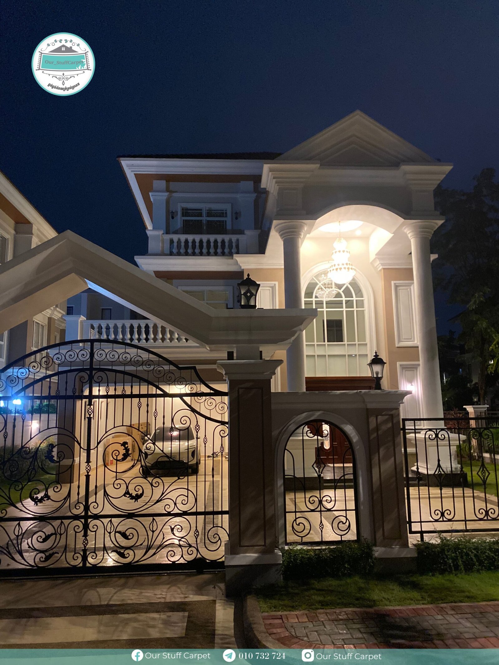 Luxury Residential Carpet Installation for a Modern Classic Villa